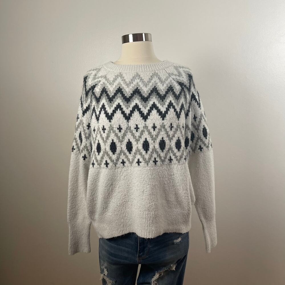 A New Day • Fair Isle Crewneck Sweater